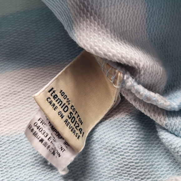 L.L.Bean Shirt Cotton Striped Nautical Rugby Preppy Coastal - Picture 5 of 6